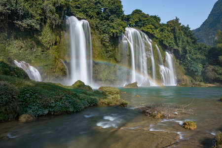 Waterfall - Detian waterfallの写真素材