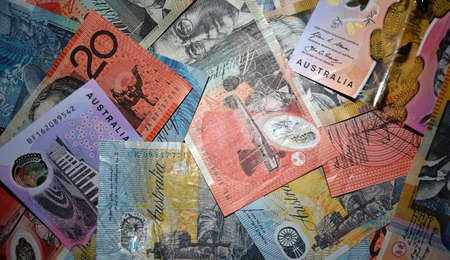 Australian Currency Backgroundの写真素材