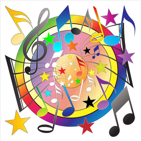 Music notesのイラスト素材