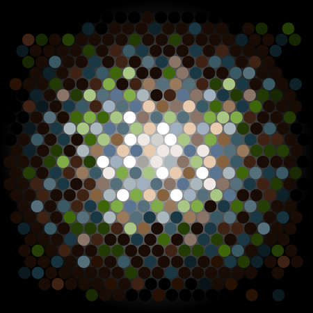Abstract Background Dot Patternのイラスト素材