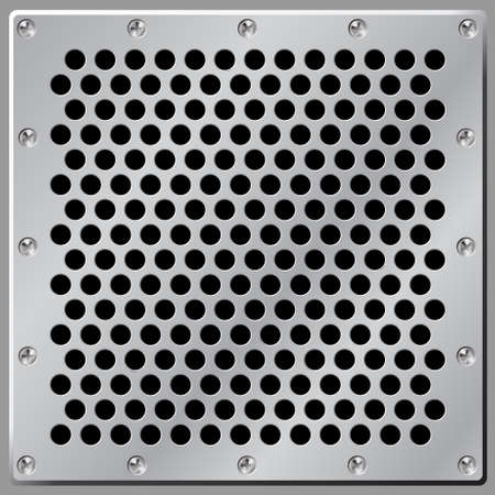 Metal Background Air Ventのイラスト素材