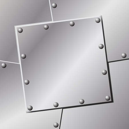 A Metal Background with Rivetsのイラスト素材