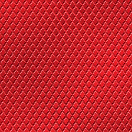 A Red Metallic Background with Diamond Patternのイラスト素材