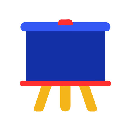 Blackboard icon. Flat illustration of blackboard icon for web designのイラスト素材
