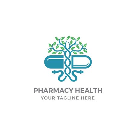 Logo for pharmacy health or drugstoreのイラスト素材