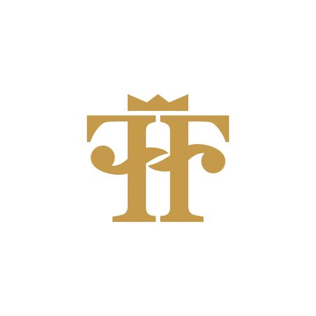 Template icon vector initial letter F designのイラスト素材