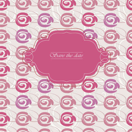 Vinous frame on the background with roseのイラスト素材