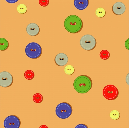 Buttons on the yellow backgroundのイラスト素材