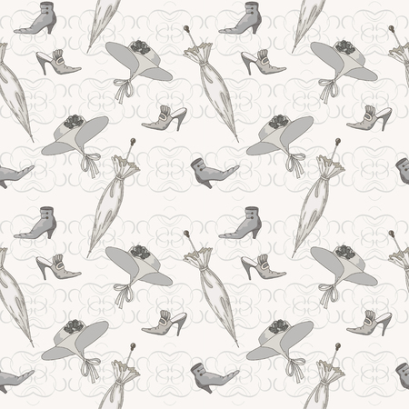 Retro style in monochrome colorのイラスト素材