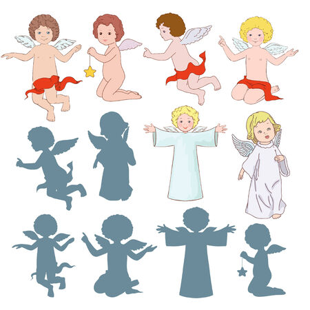 Some sweet  angelsのイラスト素材