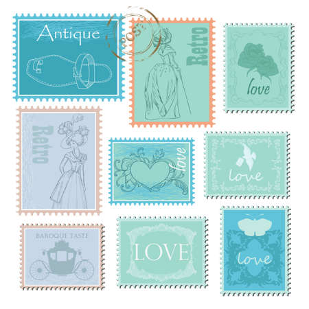 Stamp for mailのイラスト素材