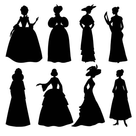 Vogue in retro styleのイラスト素材
