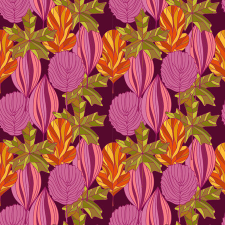 Bright lilac patternのイラスト素材