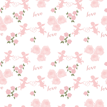 Wedding seamlessのイラスト素材