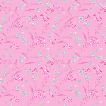 Bright pink seamless for summerのイラスト素材