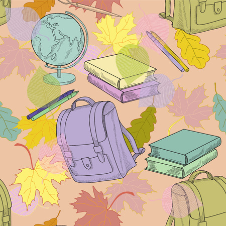 Bright pattern for schoolのイラスト素材