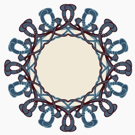 Pattern for pillow and for  kerchiefのイラスト素材