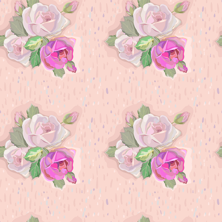 Summer textile patternのイラスト素材