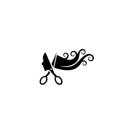 Beauty Salon Logo, An elegant logo for beauty, fashion and hairstyle related business.のイラスト素材