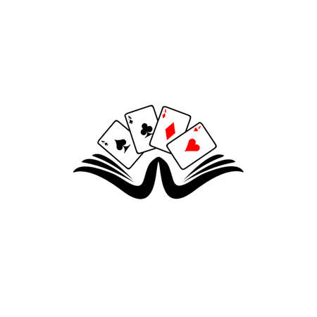Vector Poker Design Template with gambling elements