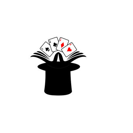 Vector Poker Design Template with gambling elements