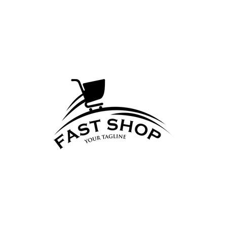 Shopping Logo. Template logo for the shopping center.のイラスト素材