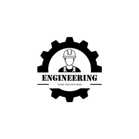 Mechanical Engineer Logo. logo and identity designs.のイラスト素材