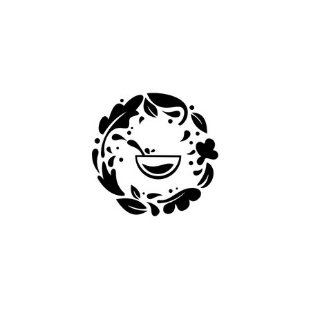 organic logo. organic shop, healthy food store or vegetarian cafe. isolated on white background.のイラスト素材