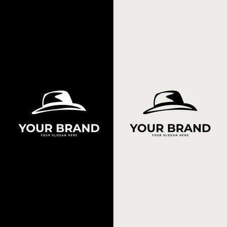 hat logo icon. Icon Concept, Vector Logo Design. suitable for company logo, print, digital, icon, apps, and other marketing material purpose.のイラスト素材