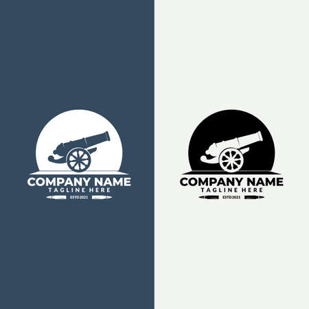 Cannon vector icon. high quality black style vector iconsのイラスト素材