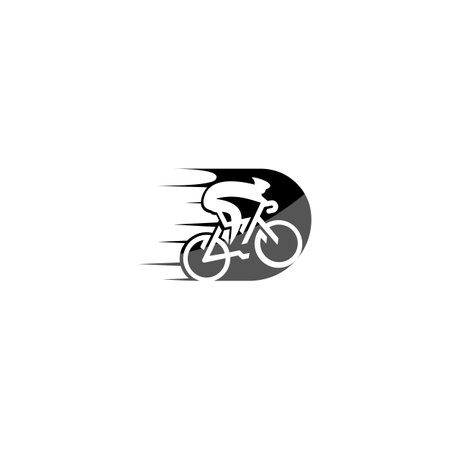 Vector bicycle labels, Cycle race.のイラスト素材