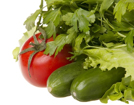 Still life with fresh vegetablesの写真素材