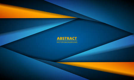 Diagonal abstract colorful background with colored gradient paper lines. Modern elegant design illustration for banner, cover, website, flyer, page and header.のイラスト素材