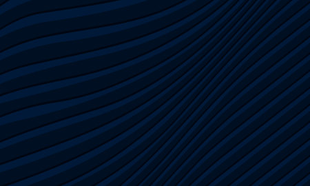 Dark blue line pattern wave luxury abstract background. Blue striped wave lines modern luxury pattern corporate concept for banner, cover, poster, presentation, magazine, leaflet. Vector illustrationのイラスト素材