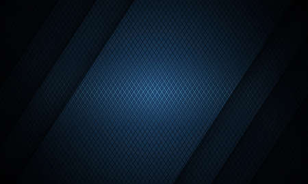 Dark blue background. Dark metal texture steel background. Navy blue carbon fiber texture. Web design template vector illustration EPS 10.のイラスト素材