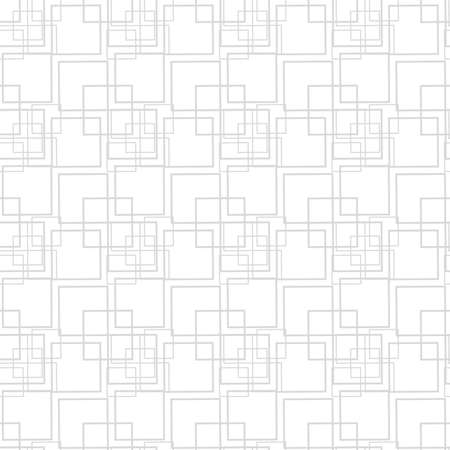 Simple vector geometric seamless pattern with black lines texture on white background. Modern stylish texture with monochrome trellis. Vector illustrationのイラスト素材