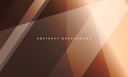 Modern brown abstract background with geometric shapes. Vector illustrationのイラスト素材