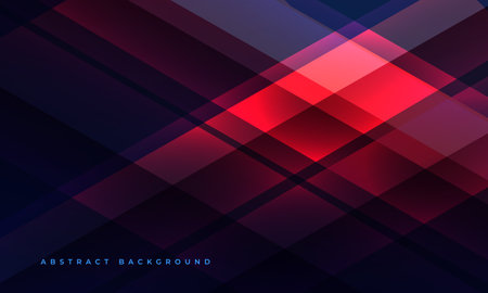 Modern vector dark blue and red abstract background with geometric shapes. Vector illustrationのイラスト素材