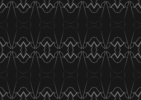Seamless pattern with elegant geometric texture. Seamless vector illustration with futuristic...
