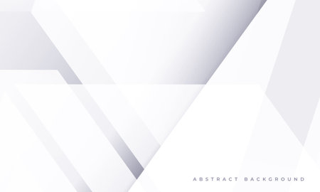 White vector abstract background futuristic concept design. White and soft grey modern geometric abstract background. Vector illustrationのイラスト素材