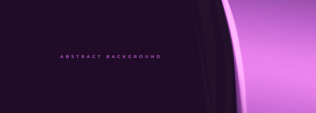 Dark violet and pink modern abstract banner. Pink and violet wide vector abstract background.のイラスト素材