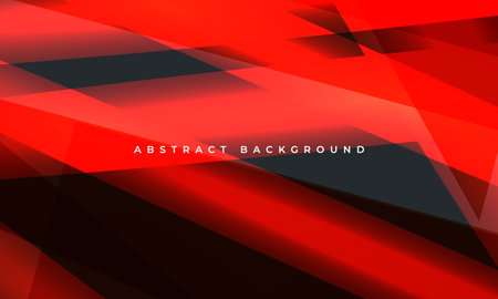 Abstract red and black modern sports background with diagonal geometric shapes. Vector illustrationのイラスト素材