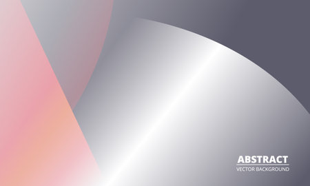 Abstract geometric background with paper cut circles. Vector illustrationのイラスト素材