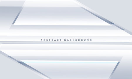 White and grey modern abstract background with geometric shapes. Vector illustrationのイラスト素材
