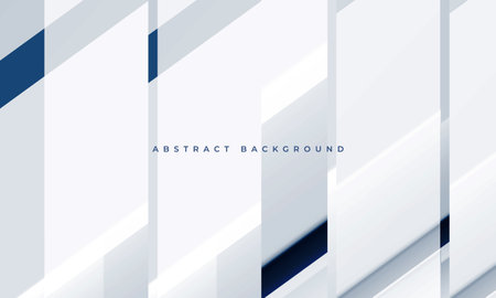 White modern business abstract background with blue and grey diagonal geometric shapes. Vector illustrationのイラスト素材