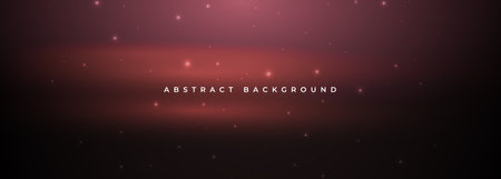 Abstract dark red and black gradient background with sparks. Vector illustrationのイラスト素材