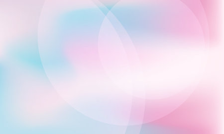 Pink blue pastel color gradient abstract background with circles. Vector illustrationのイラスト素材