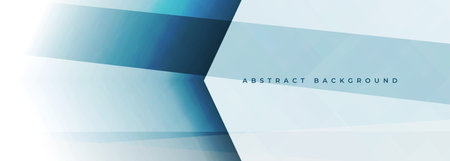 Soft blue business presentation abstract background with geometric lines and shapes. Vector illustrationのイラスト素材