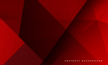 Dark red modern abstract background banner with polygonal geometric shapes. Vector illustrationのイラスト素材