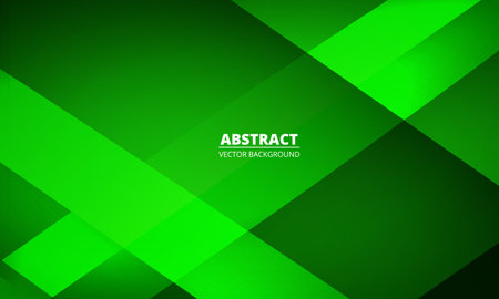 Green modern abstract banner with diagonal shapes. Bright geometric abstract background. Vector illustrationのイラスト素材